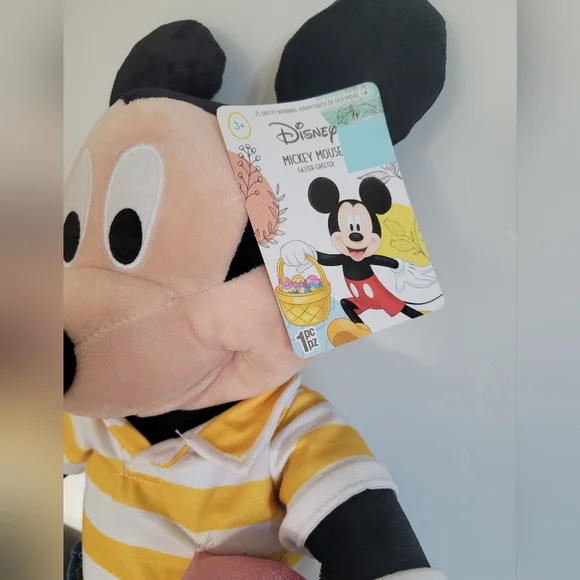 Easter Disney Mickey Mouse Door Greeter Plush NWT - Picture 2 of 5